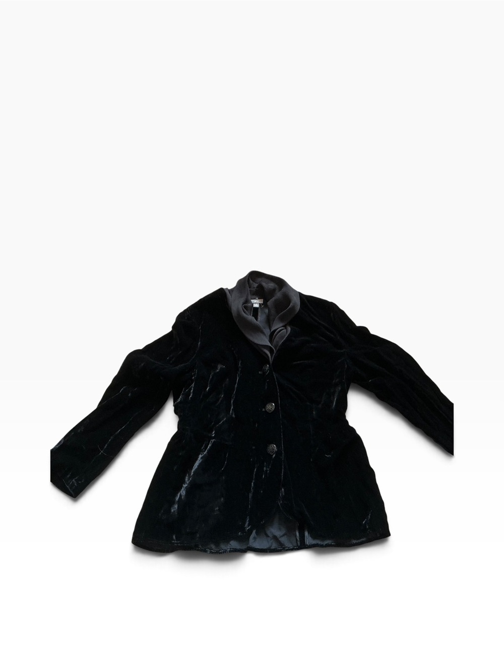 J. Jill elegant velvet blazer black size medium